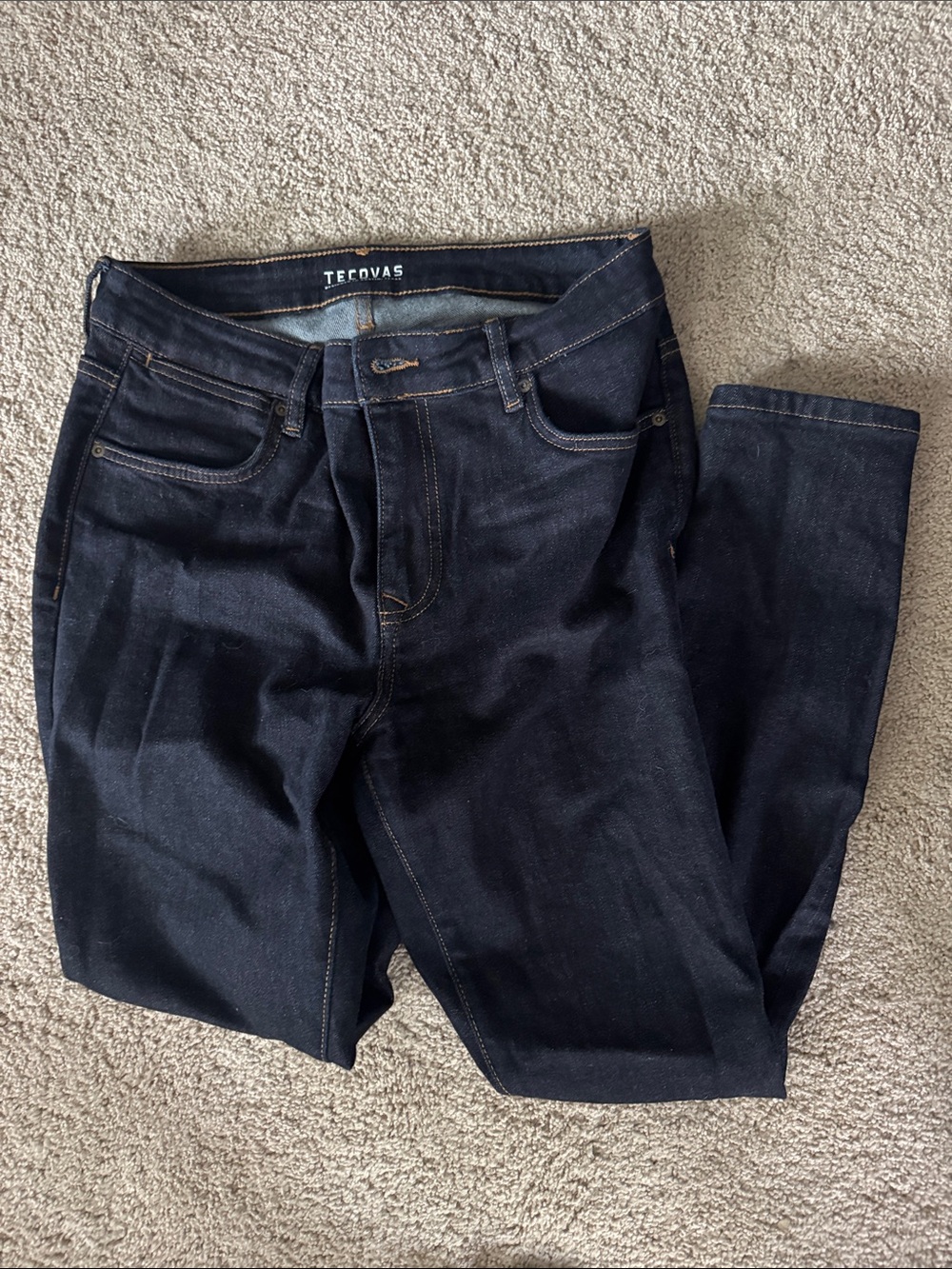 Tecovas Deep Indigo Straight-Leg Jeans